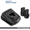 Acdelco G12 12V Cordless 3" 2-Speed Polisher, 2-Battery w/Accessories ARS1214P - alternate 7